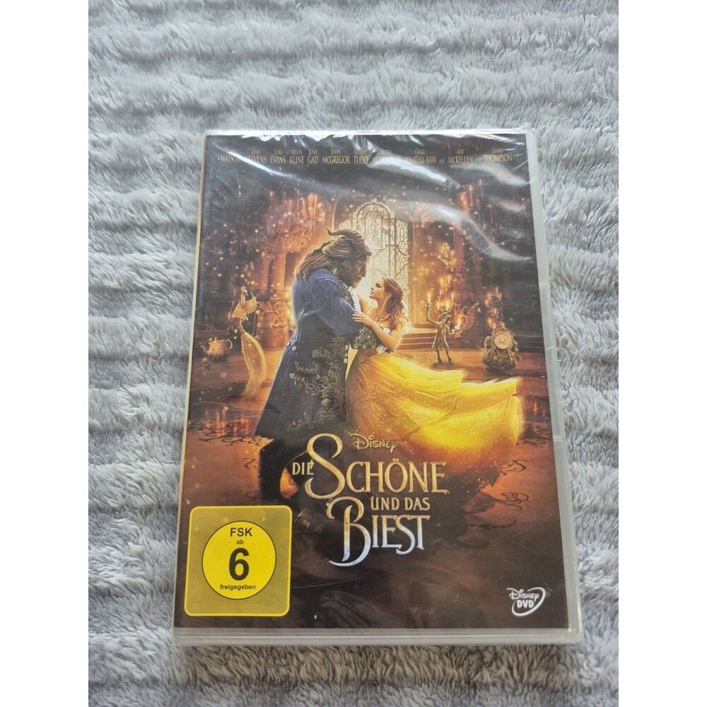 Disney Beauty and the Beast 2017 DVD NEW SEALED German Import Emma Watson